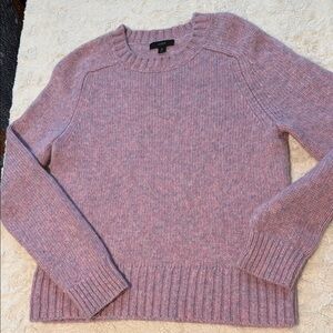 J. Crew Soft Heathered Pink Sweater